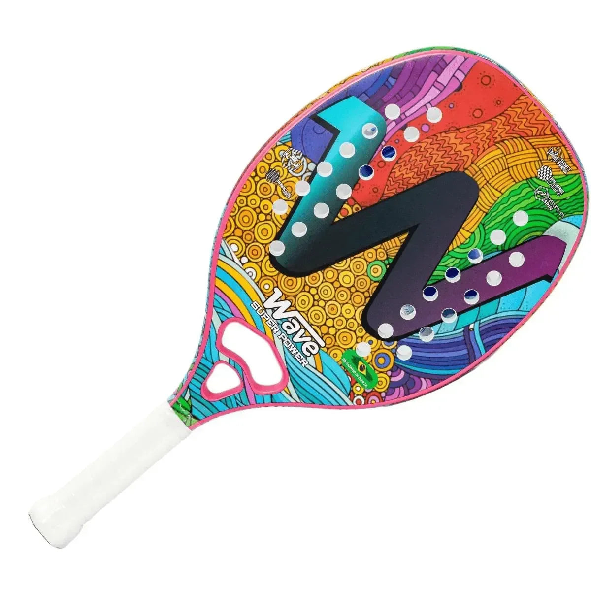 SpinMaster Wave - Luxe Beach Tennis Racket van Grafiet