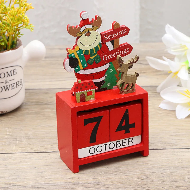 JoyfulCountdown Tree - Speelse Houten Kerstboom