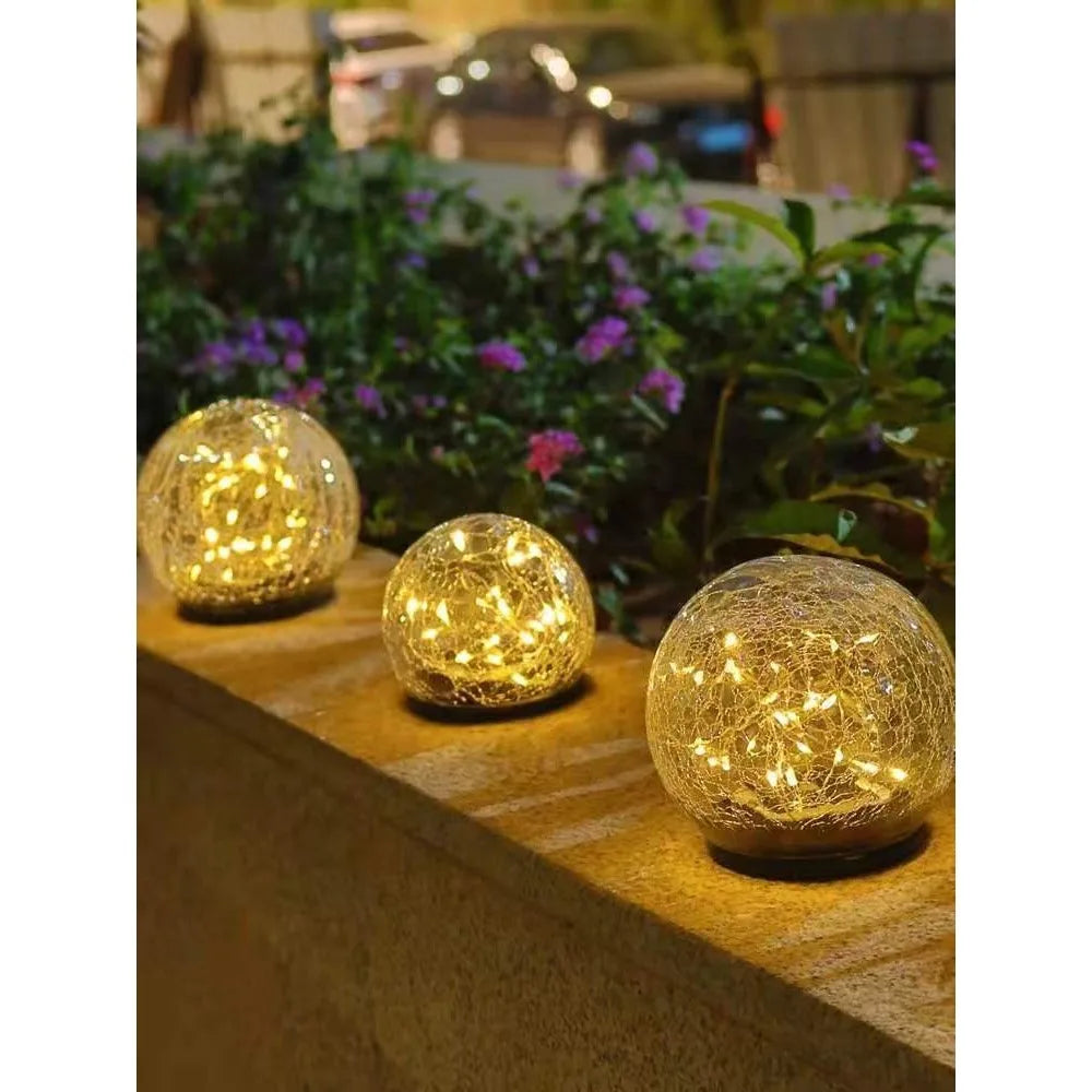 SparkleSphere Light - Magische Zonne-energie Tuinlamp