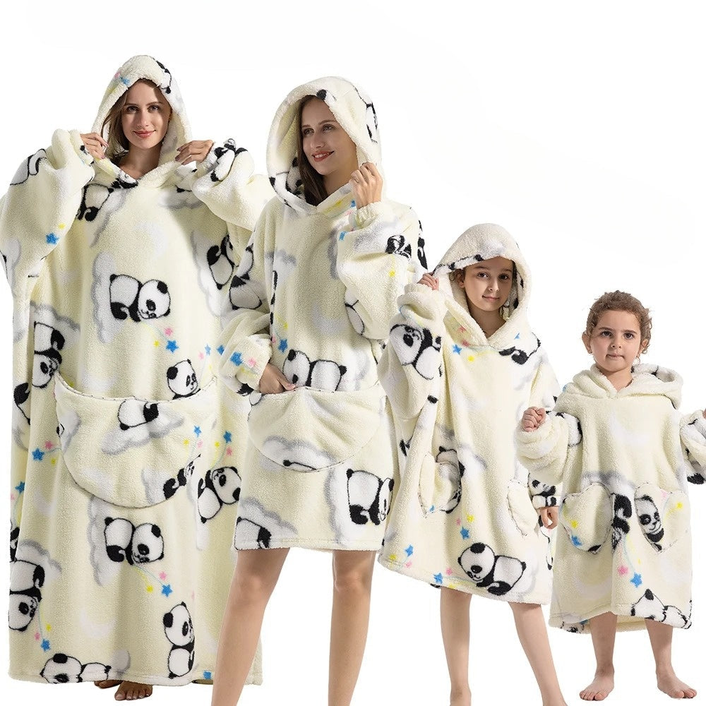 SpookySnuggle Blanket - Luxe Pompoen Hoodie voor Halloween