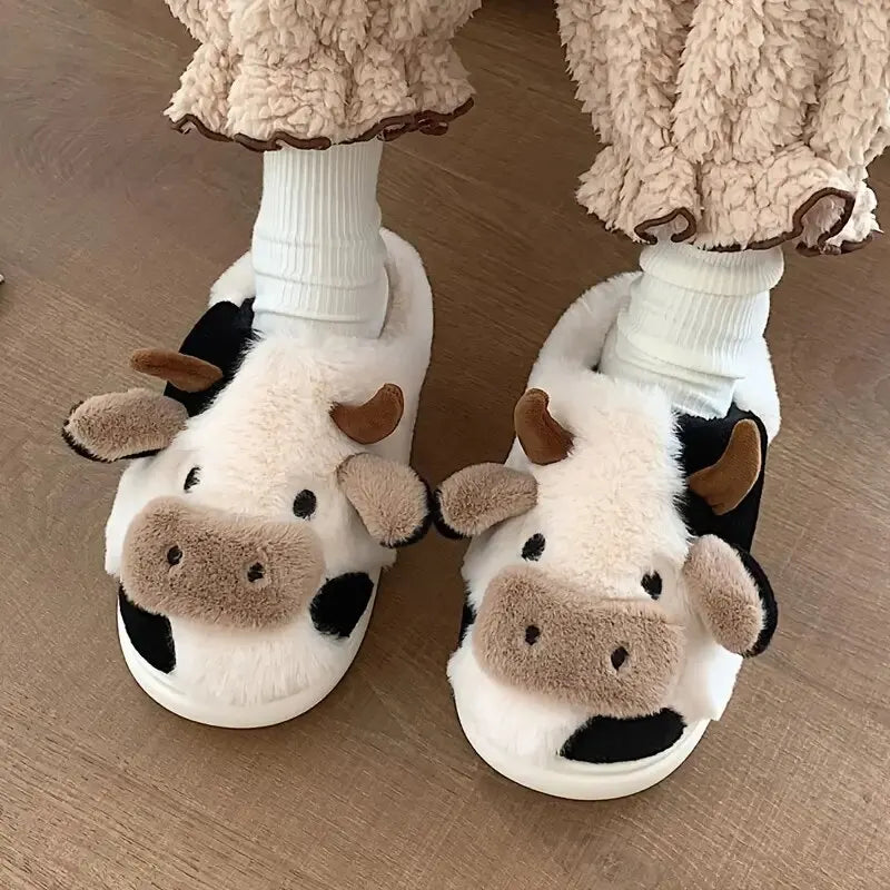 ComfortCow Slippers - Speelse Slippers voor Comfortabele Winterdagen