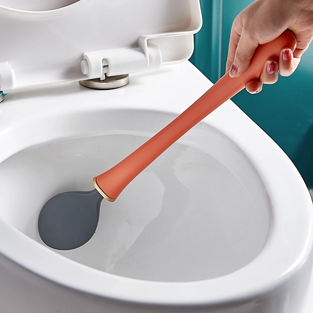 SumiClean - Strakke Siliconen Toiletborstel voor Jouw Badkamer