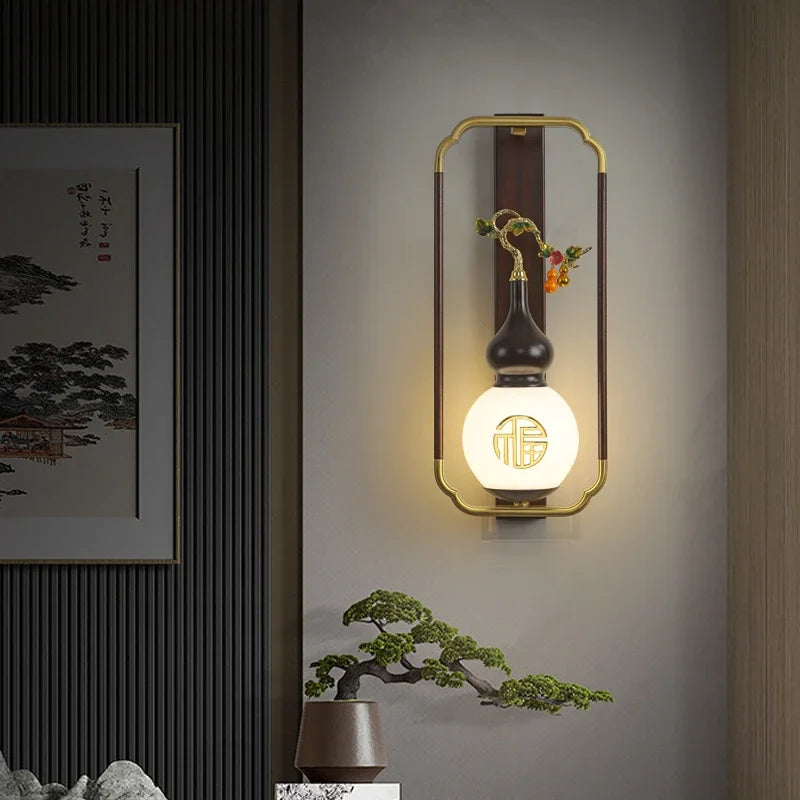 BrassGlow Wall Lamp - Elegante Messing Wandverlichting