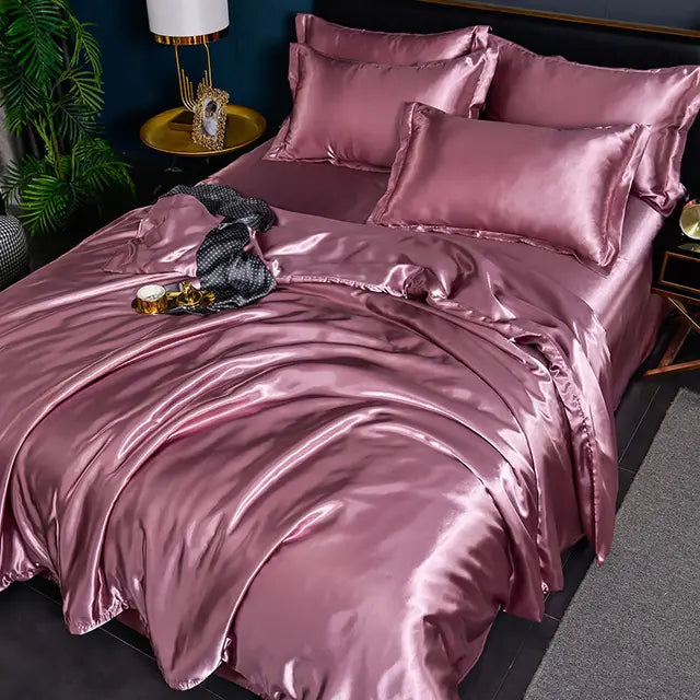 SatinLuxe Duvet Cover - Luxe Satijnen Dekbedovertrek voor Uw Slaapkamer
