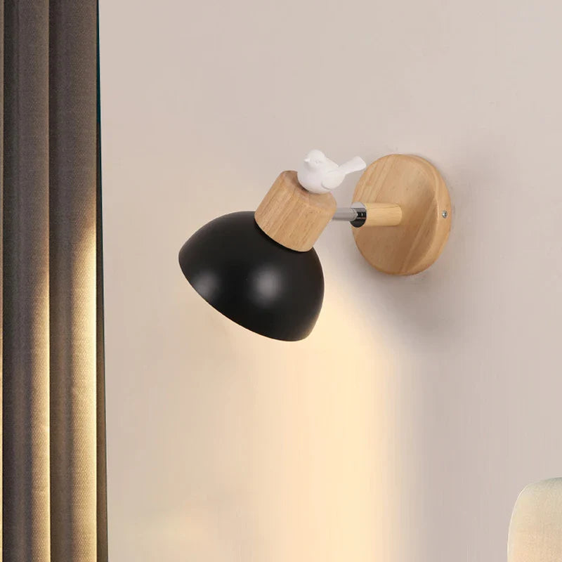 NordicWood - Trendy Houten LED Wandverlichting