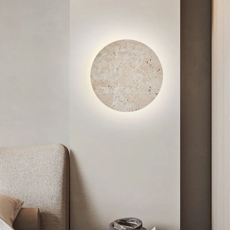 ZenGlow Wall Lamp - Wabi-Sabi Minimalisme voor Je Muur