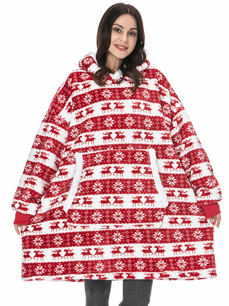 CozyNest FleeceWrap - Oversized Polaire Dekensweater