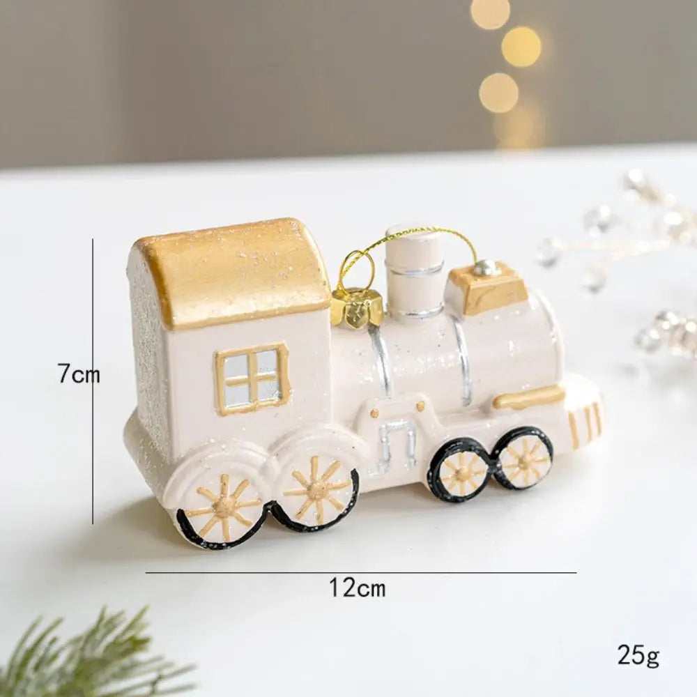 CharmingSnow Kerstdecoratie – Betoverende Keramische Kersthangdecoratie