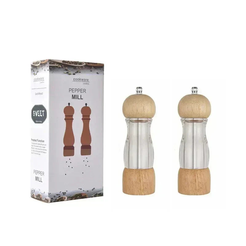 SeasonSculpt - Elegante Zout- en Pepermolen Set