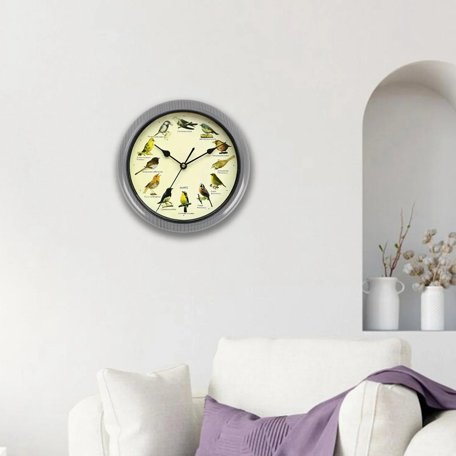 BirdSong Clock – 10 Inch Wandklok voor Stijlvol Interieur