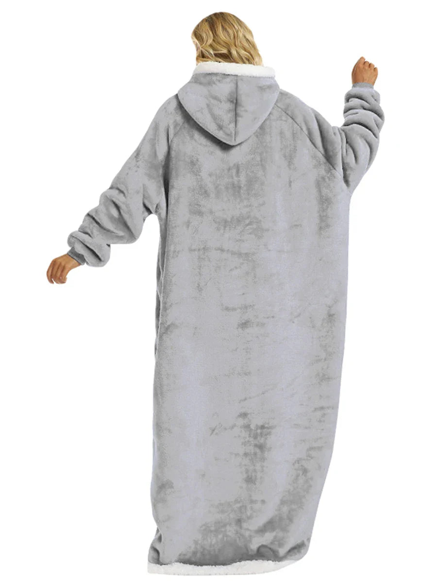 PlushHug Hoody - Luxe Pluche Oversized Kaptrui