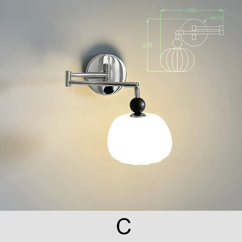 TelescopicLamp – Verstelbare Retro Bedlamp met Leesfunctie