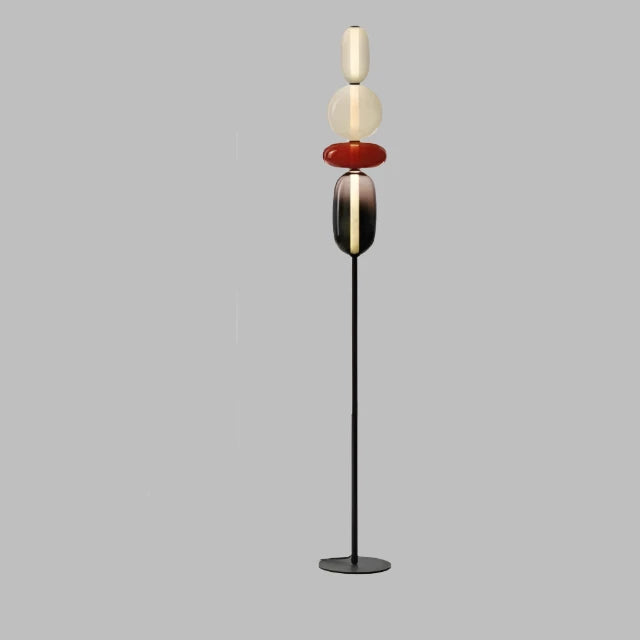 ChromaLuxe - Designer Vloerlamp met Kleuraccenten voor een Sprankelende Sfeer