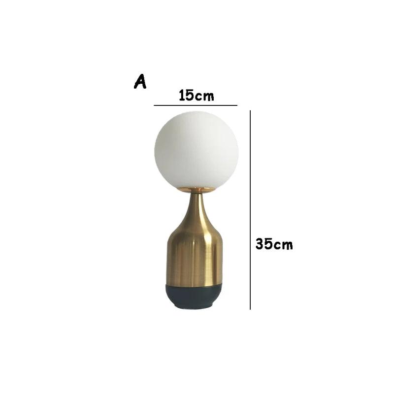 Nordic Elegantie Lamp - Glazen Bol Lamp voor Sfeervolle Verlichting