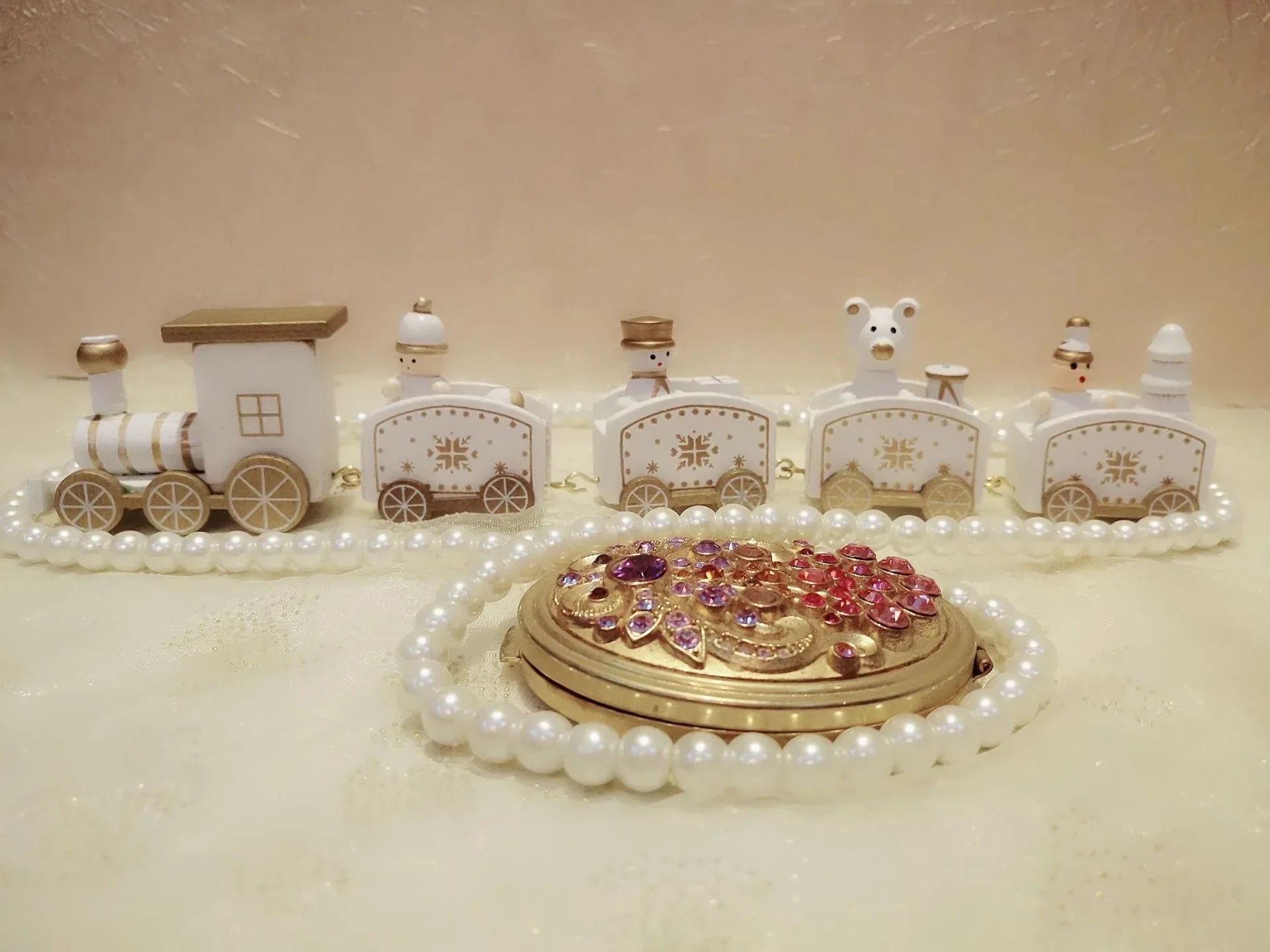 Kerst FestiveTrain - Charmante Kerstdecoratieve Trein