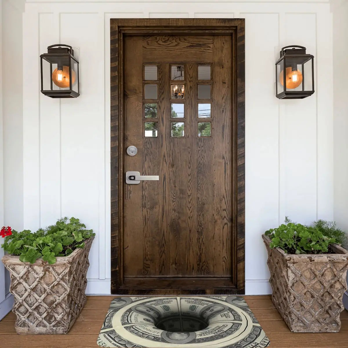 EcoMat – Groene Fiat Dollar Deurmat voor Toegang