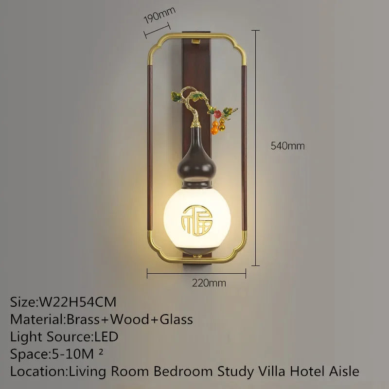 BrassGlow Wall Lamp - Elegante Messing Wandverlichting