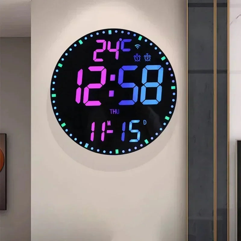 WiFiTime Clock - Slimme LED Wandklok met Kalender