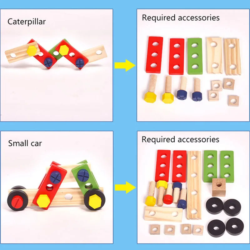 BuilderCraft Set – Creatieve Montessori Bouwset voor Kinderen