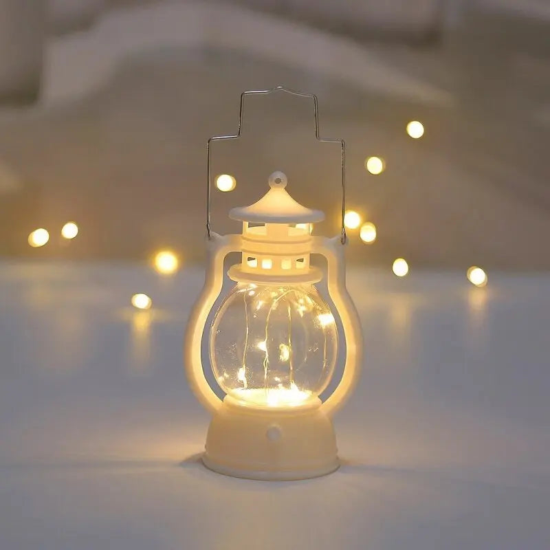 Nostalgic Glow Lantern - Vintage LED Lantaarn voor binnen en buiten