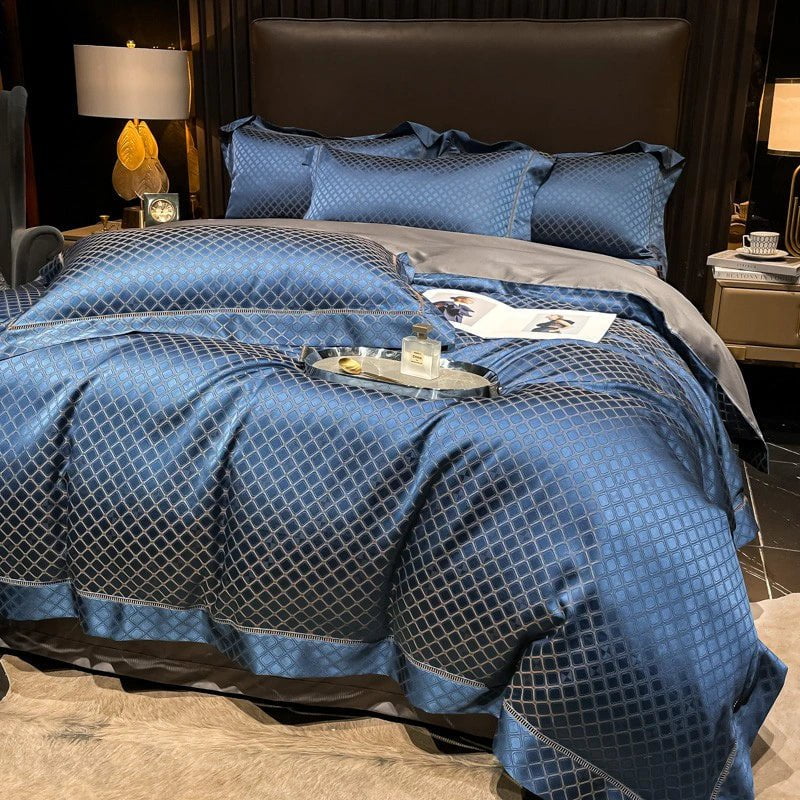 Royale Diamond – Luxe Egyptisch Katoenen Dekbedovertrekset