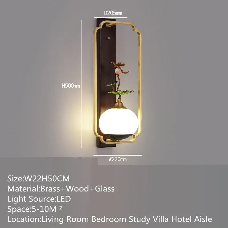 BrassGlow Wall Lamp - Elegante Messing Wandverlichting