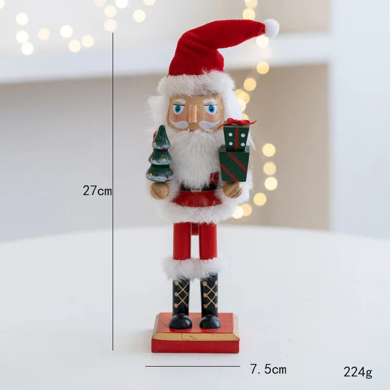 Elegante Houten Kerstelfen – Tijdloze Kerstdecoratie