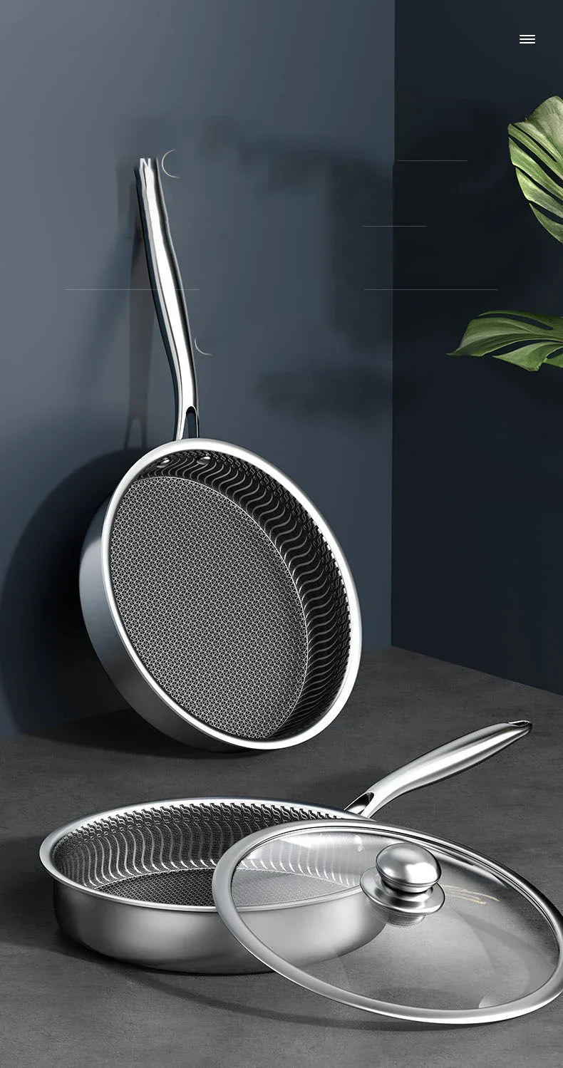 SmartSlick - Antibacteriële Oliebesparende Kookpan met Antiaanbaklaag