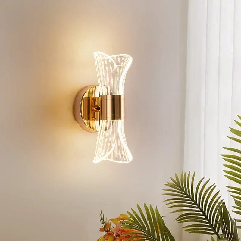GlowCurve – Elegante LED Wandlamp voor Slaap- en Woonkamer