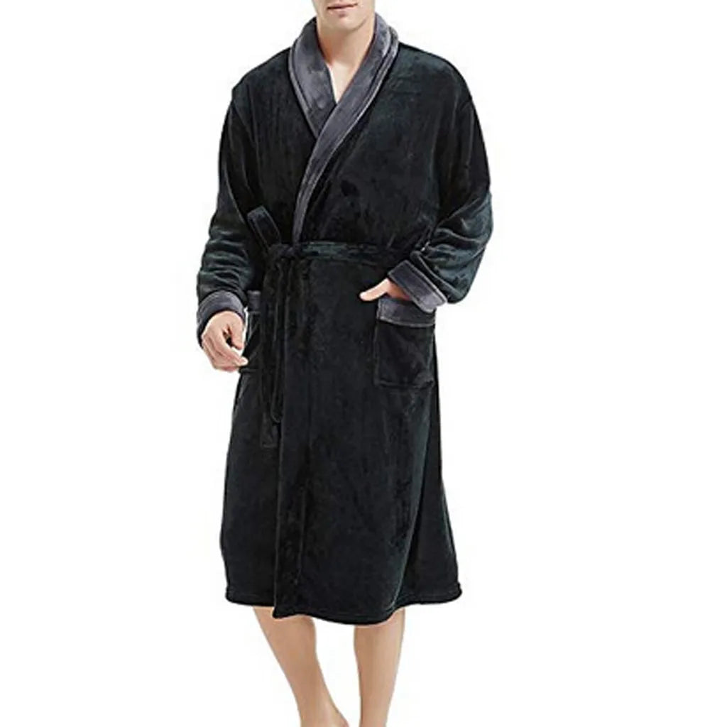 SoftCozy Robe - Luxe Herfst/Winter Huisjas voor Mannen
