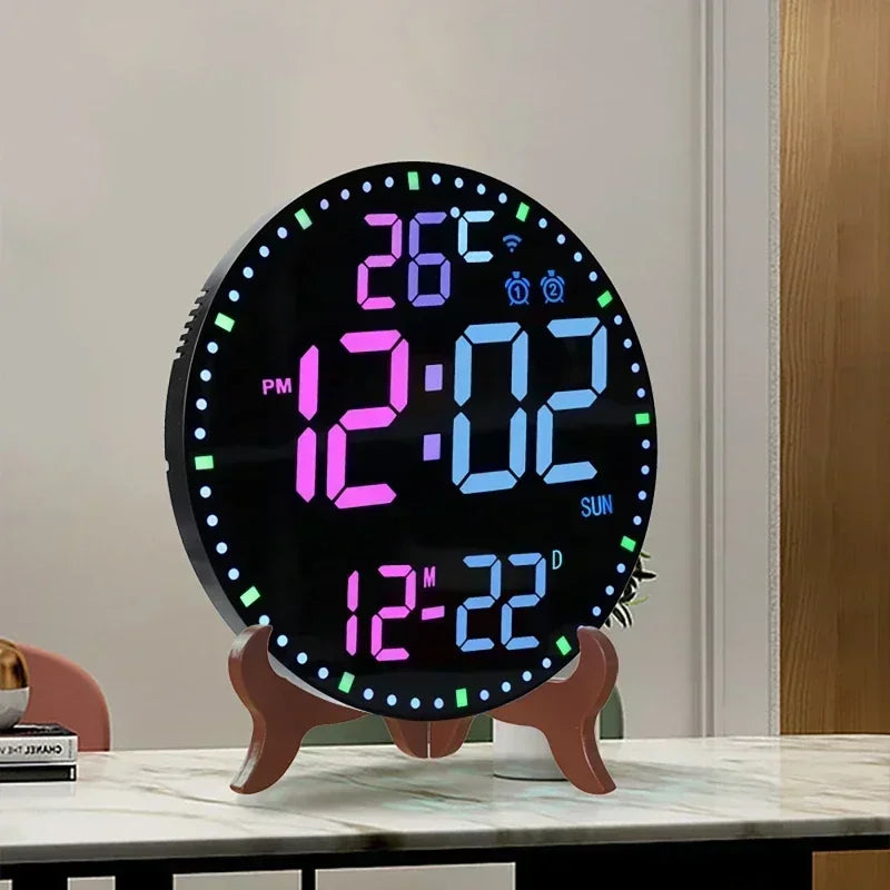 WiFiTime Clock - Slimme LED Wandklok met Kalender