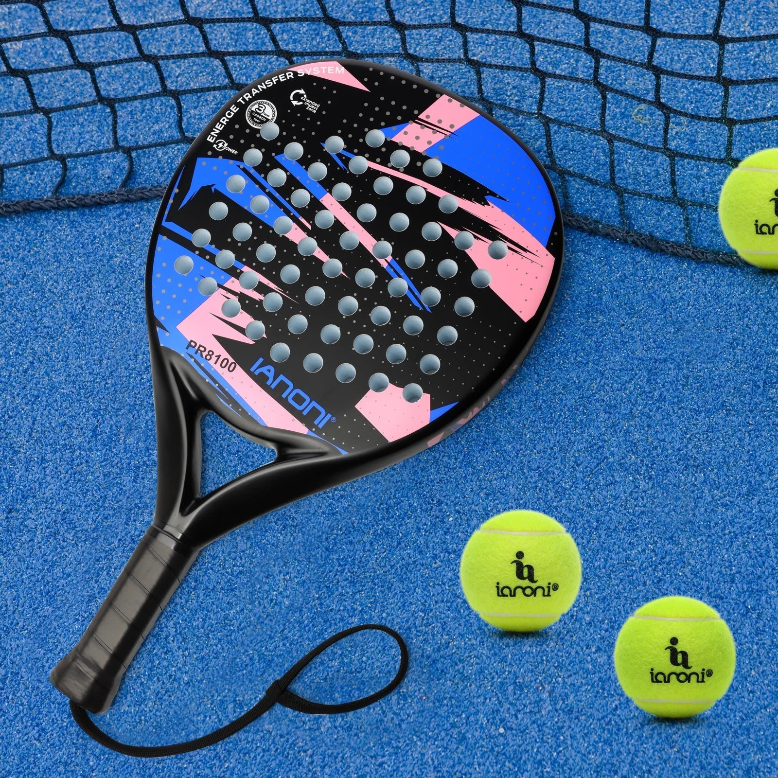PadelProFlex Padelracket – Luxe Carbon Racket voor Ongekende Prestaties