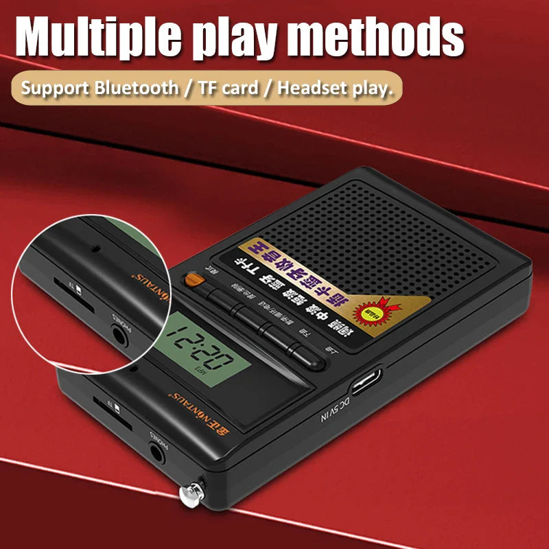 SoundPocket Mini - Draagbare Bluetooth Radio & MP3 Speler