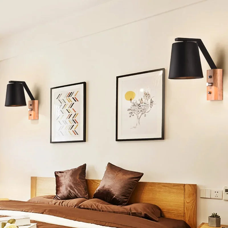 WoodGlow Light – LED Wandlamp voor Slaapkamer