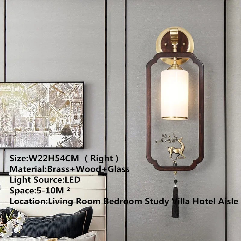 BrassGlow Wall Lamp - Elegante Messing Wandverlichting