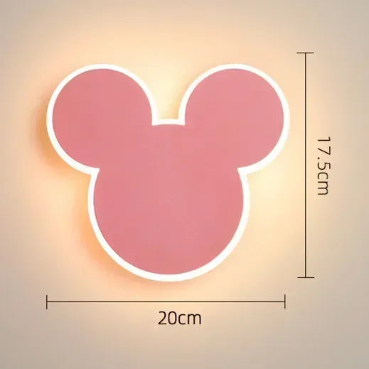PinkRabbit - Speelse LED Wandlamp voor Kinderkamer
