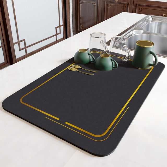 AbsorpTowel Mat - Antislip, Ultra-absorberend en Stijlvol