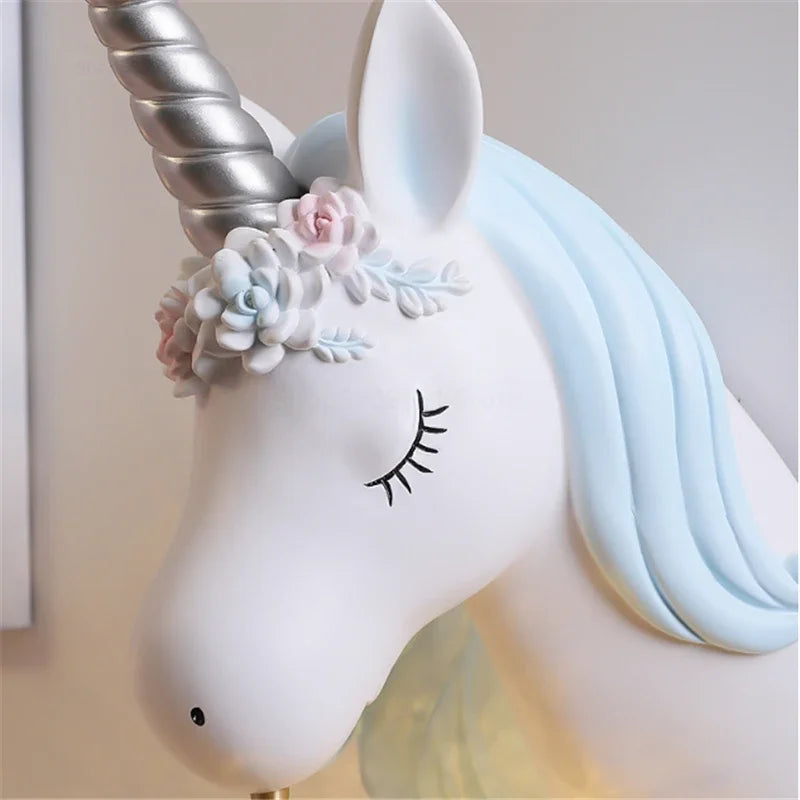 UnicornLicht – Speelse Wandlamp voor Kinderkamer