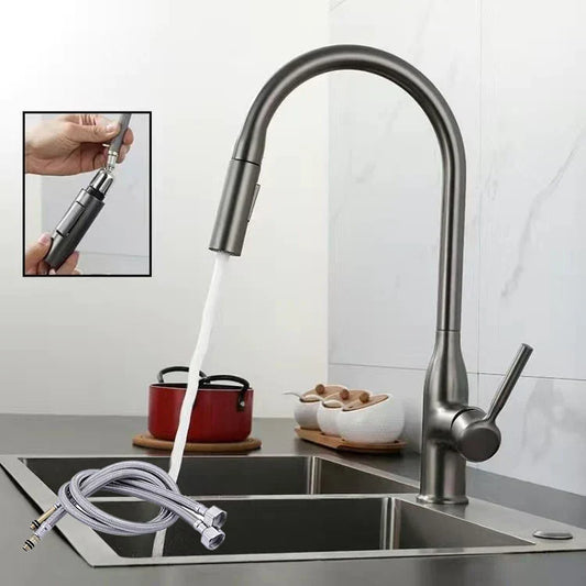 AquaStream Luxe – Verstelbare Keukenkraan met Handdouche