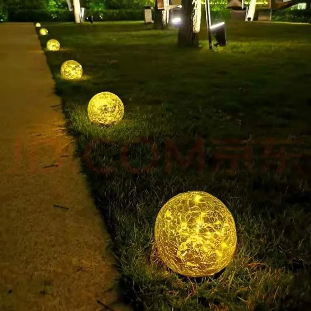 SparkleSphere Light - Magische Zonne-energie Tuinlamp