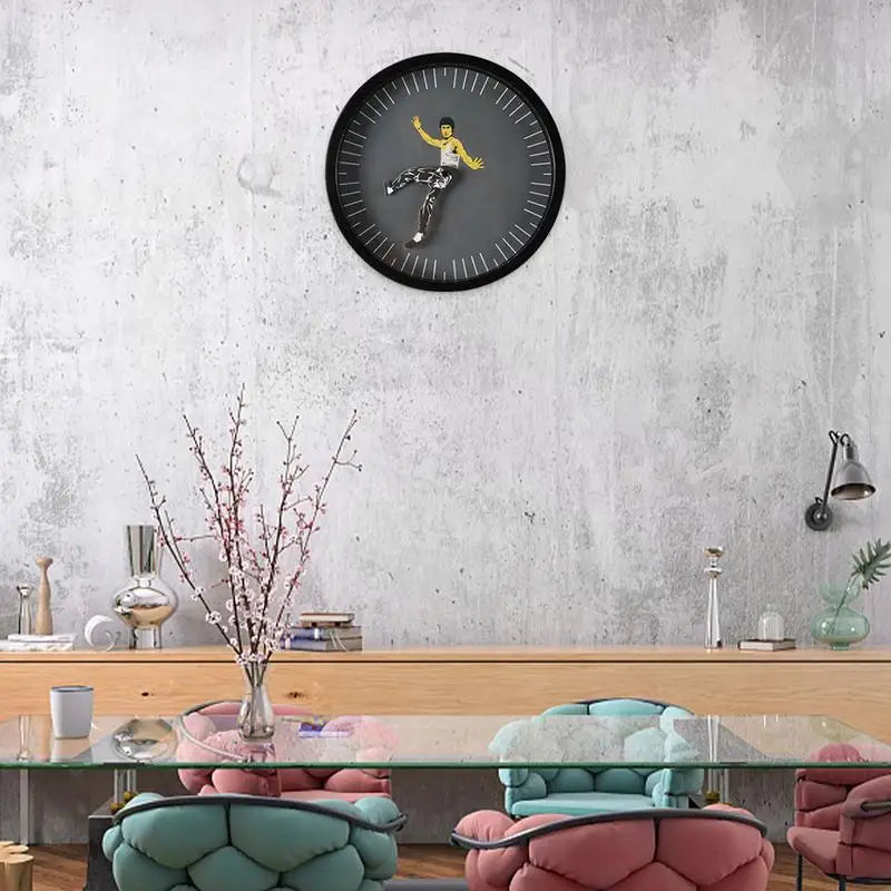 KungFuTime Klok - Authentieke Chinese Wandklok Decoratie