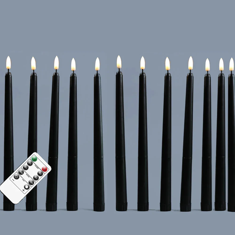 Nightfall LED Kaarsen - Mystieke Zwarte LED Kaarsen voor Halloween
