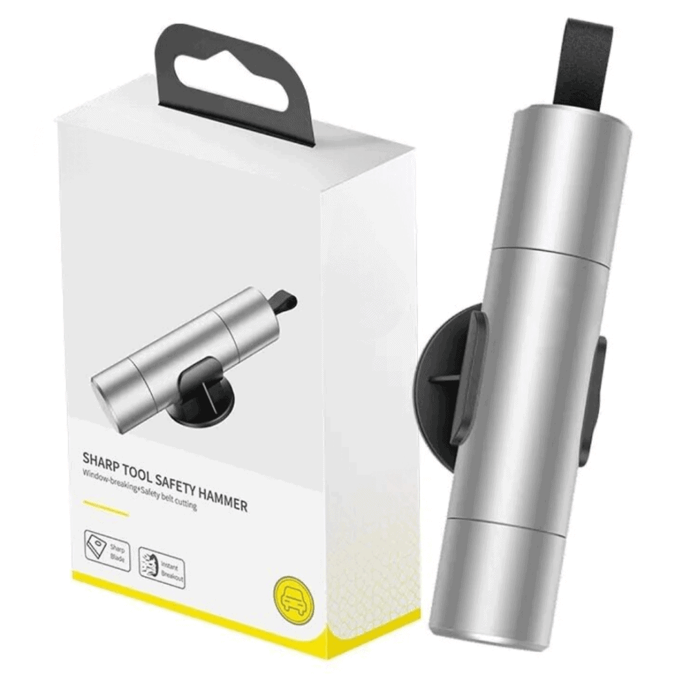 RescueBlade – Compacte Veiligheidshamer voor Noodsituaties