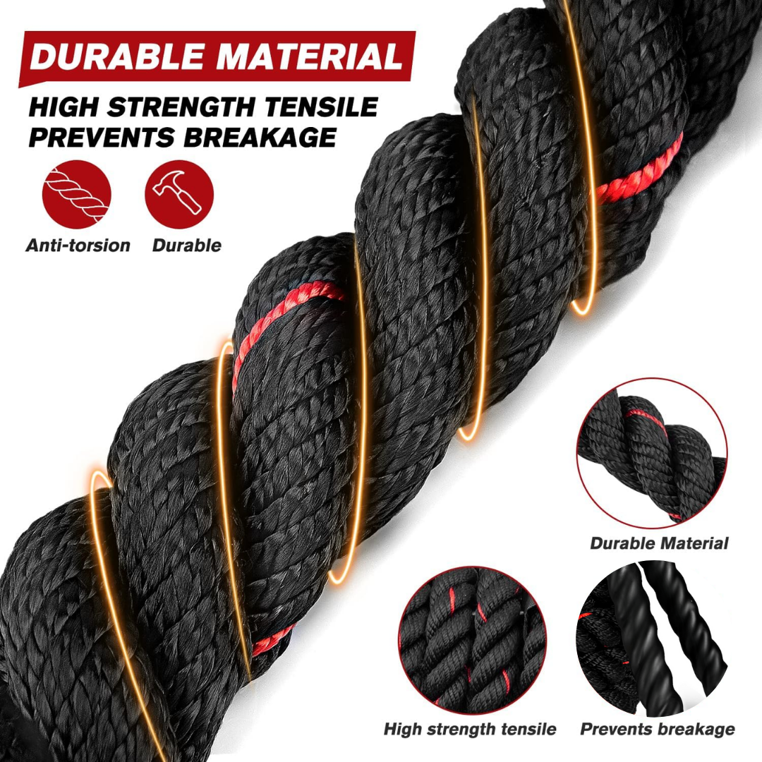 PowerJump - Zwaar Verstelbaar Springtouw voor Training