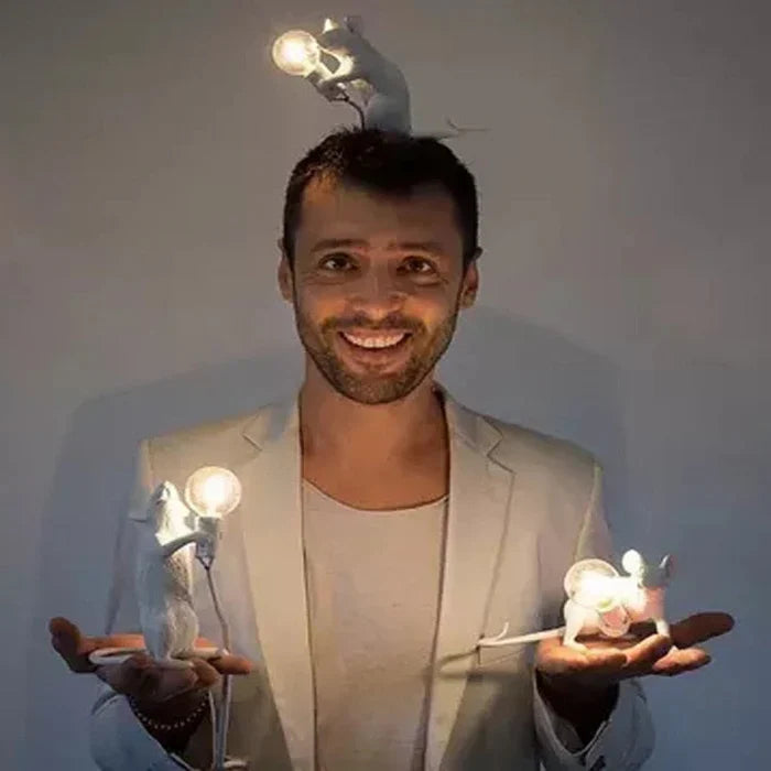 SqueakLight - Speelse Muizenvormige LED Lamp