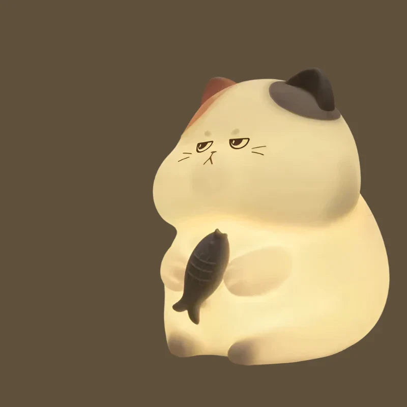 KittyGlow - Schattige Draadloze Nachtlamp met RGB Verlichting