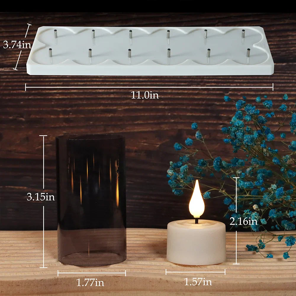 Flickerflex LED Kaarsen - Betoverende Vlamloze LED Kaarsen voor Elke Gelegenheid
