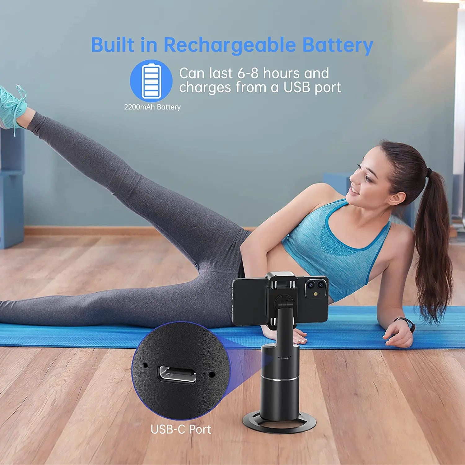 Follow Frame - Automatische Telefoonhouder met Gezichtsherkenning