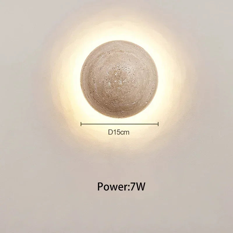 ZenGlow Wall Lamp - Wabi-Sabi Minimalisme voor Je Muur
