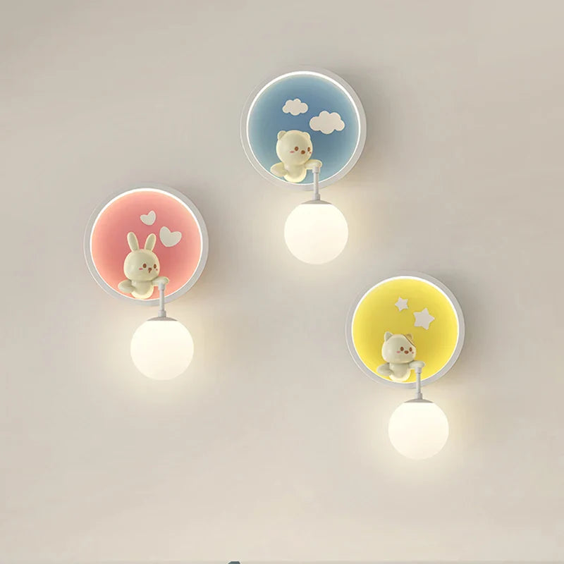 RomanticWall Light – Speelse Dieren Wandlamp voor Kinderen